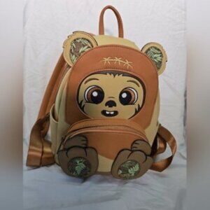 🐻 Loungefly Star Wars Ewok Backpack – Gently Used 🐻